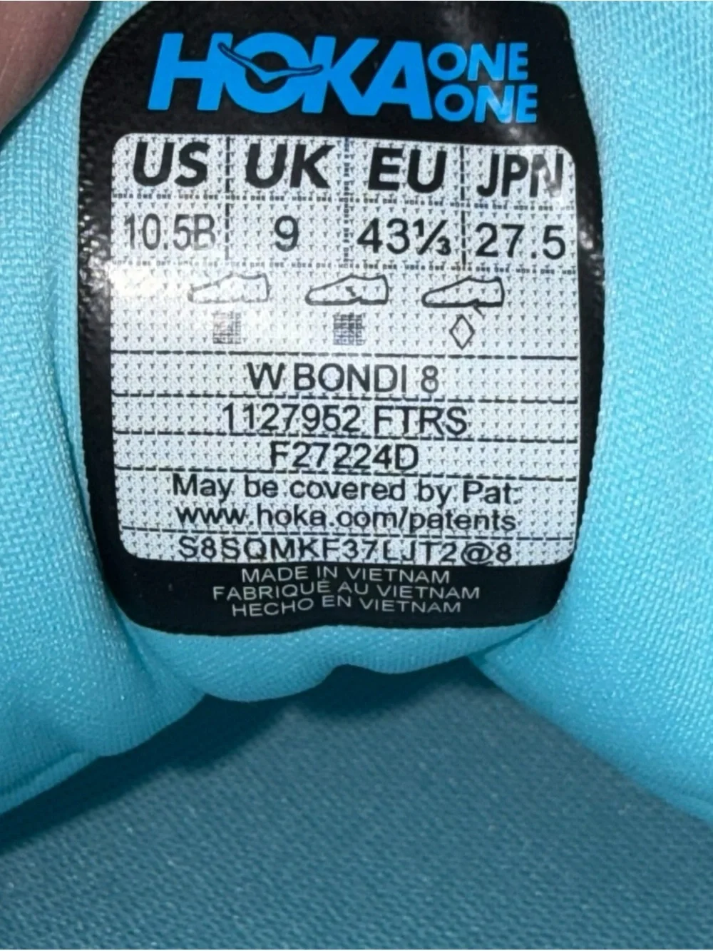 HOKA ONE ONE Bondi 8 Running Shoes - Women’s 10.5 Medium - Frost/Rose Gold - Picture 11 of 11